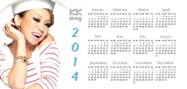 Koda Kumi Bon Voyage Calendar 2014_1